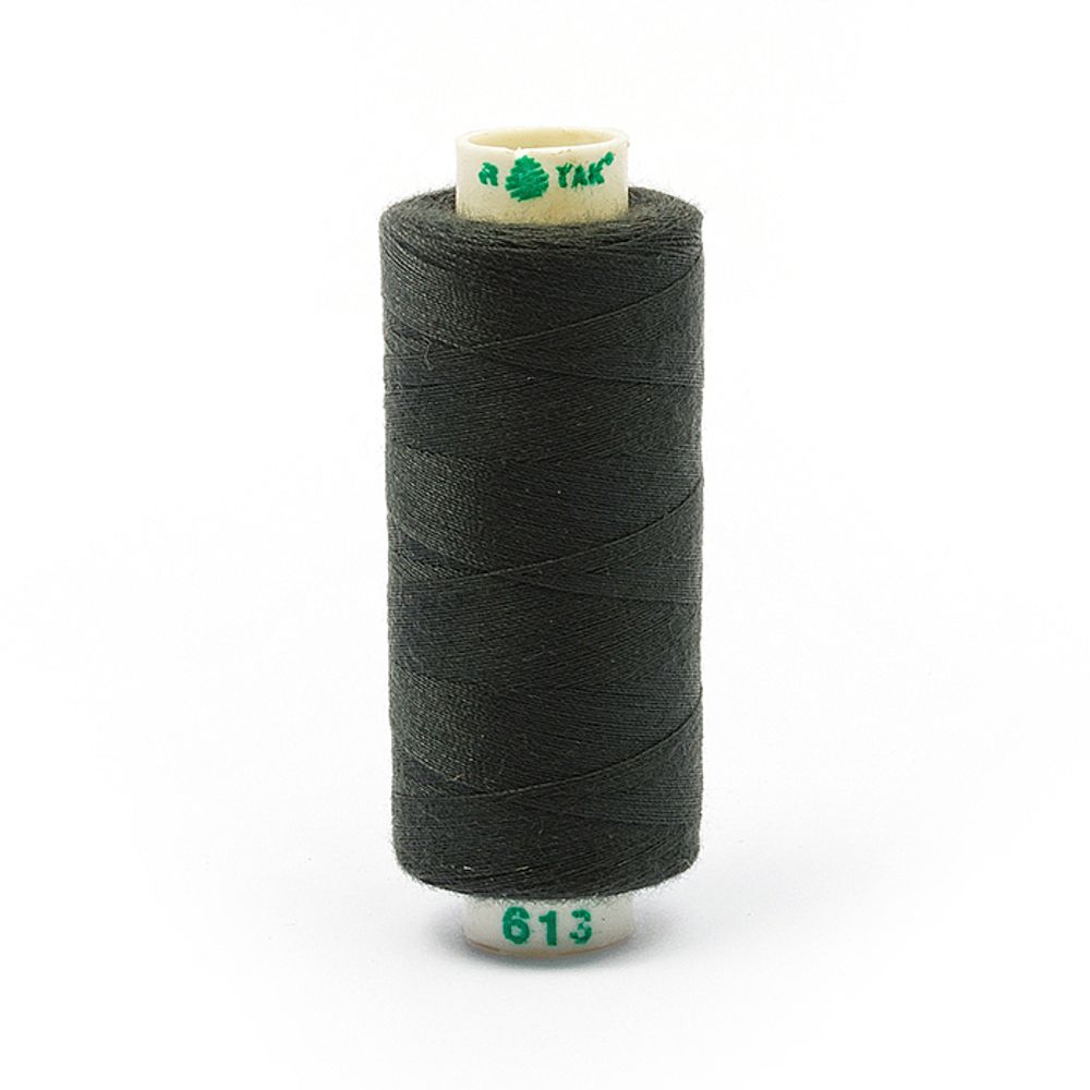 Нитки швейные бытовые Dor Tak 40/2, 366 м / 10 кат., 613 серый