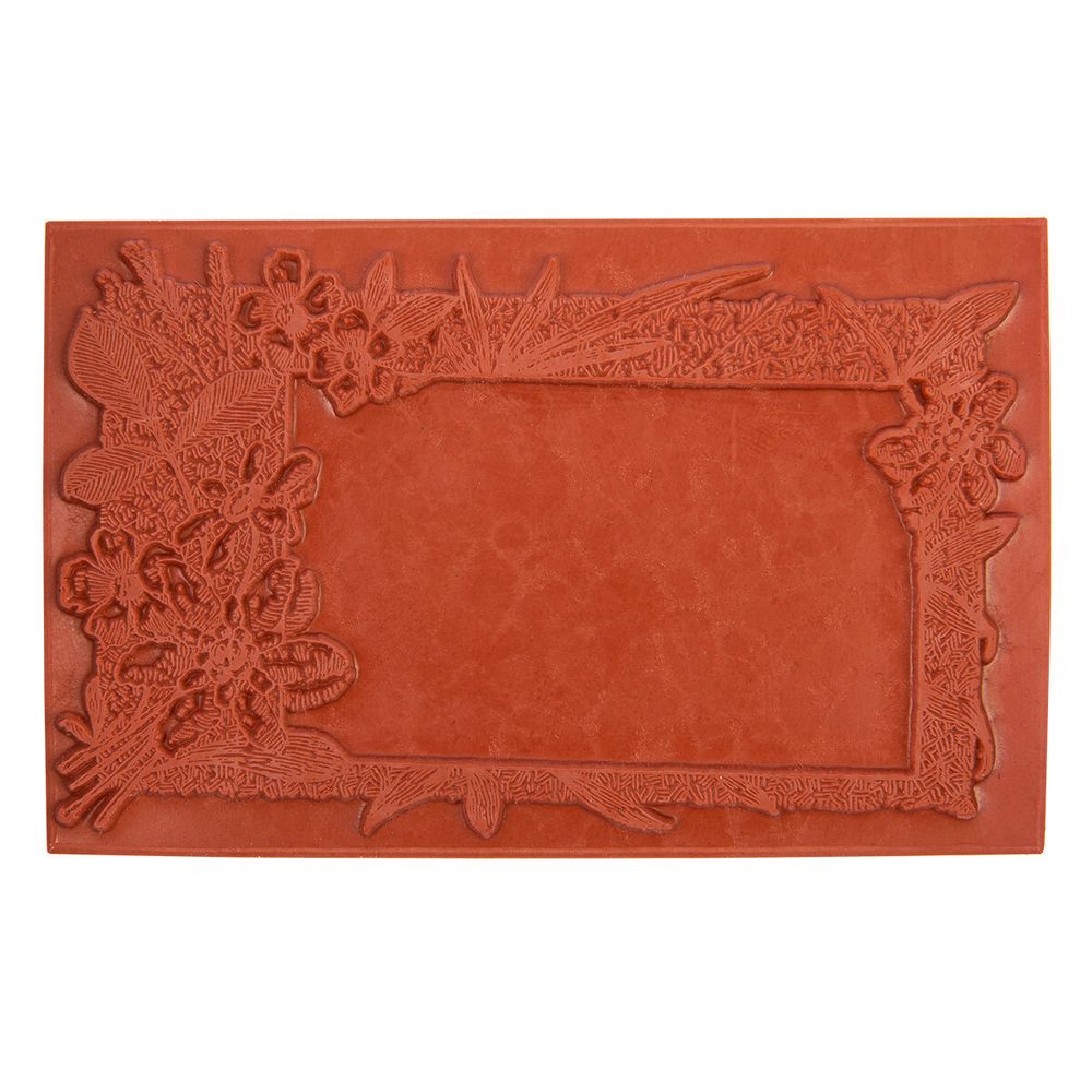 Штамп 5.8х8.4 см, 01 Рамочка с цветами, Mr.Painter TSM-05