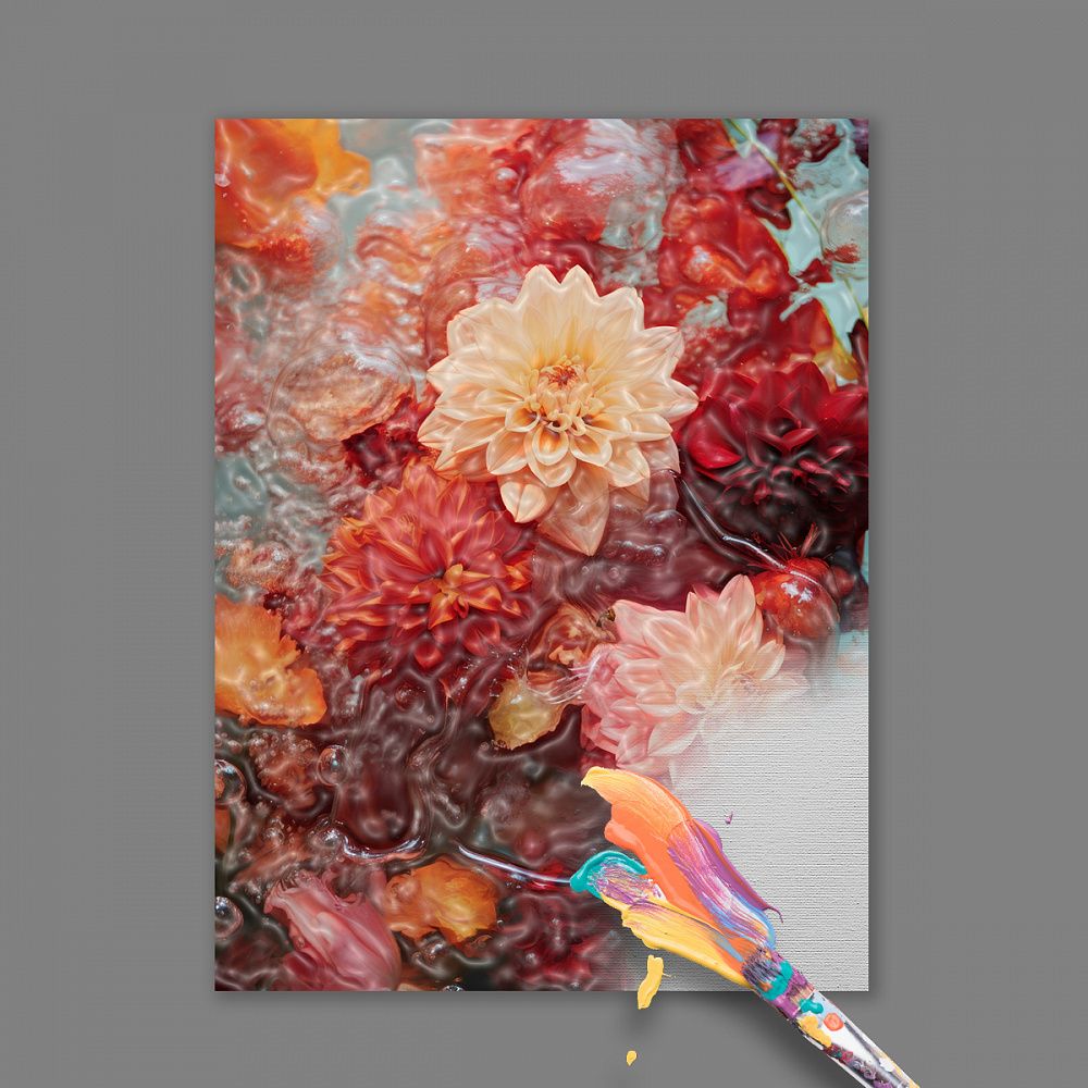 Набор холстов на картоне 40х50 см, хлопок 100%, 5 шт