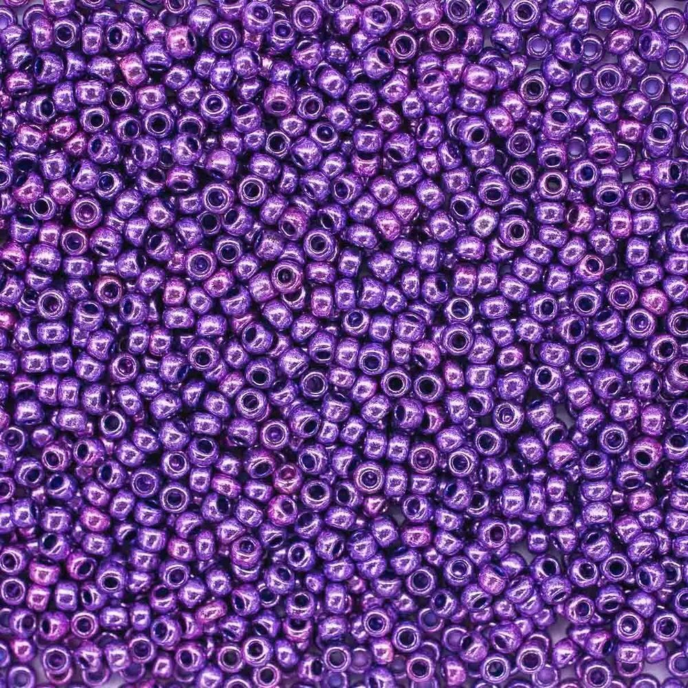 Бисер Preciosa Solgel metallic 10/0 (2.3 мм), 100 г (5х20 г), цв. 18328