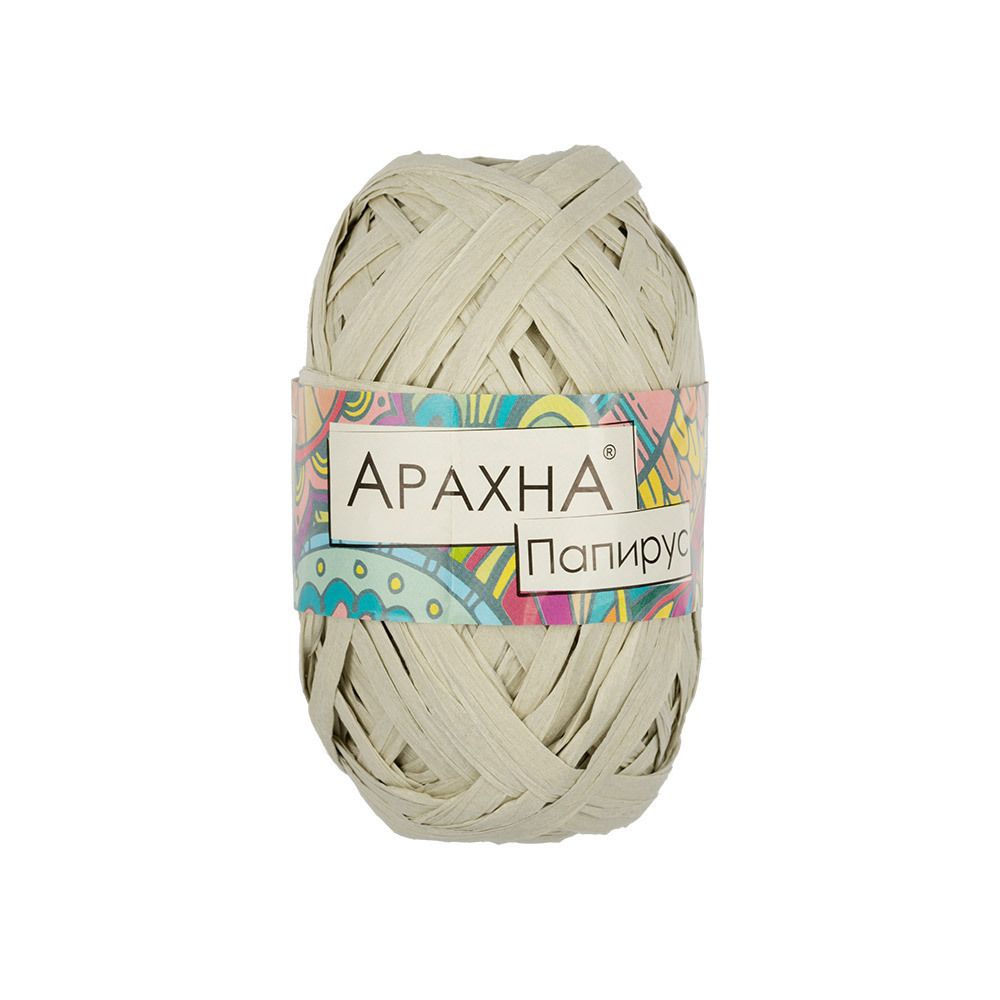 Пряжа Arachna Papyrus / уп.10 мот. по 40г, 50м, 06 св.серый