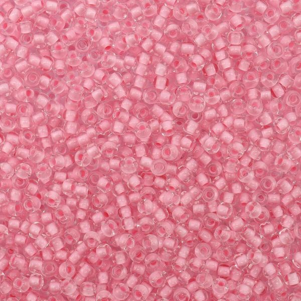 Бисер Preciosa прозрачный с цветн. центром 10/0 (2.3 мм), круг.отв, 50г, (38394)