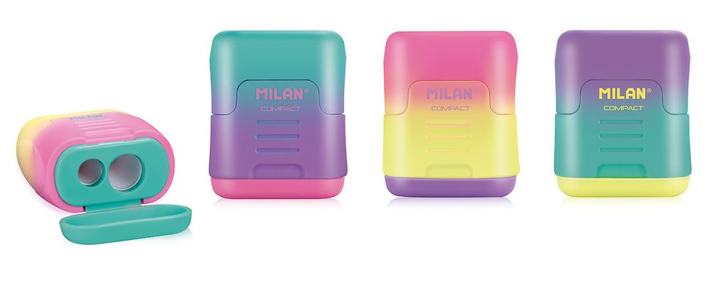 Точилка пластиковая COMPACT Sunset 24 шт, 20166224SN, Milan