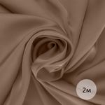 Шелк Армани 90 г/м², 150 см / 2 метра TBYArm-077 цв.77 бежевый