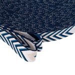 Стропа (ременная лента) 38 мм / 45.72 метра, [38.82 г/пог.м], с принтом 2-сторонняя, D149 черный/синий, 3Al354