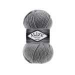 Пряжа Alize (Ализе) Superlana Maxi / уп.5 мот. по 100 г, 100м, 087 угольно-серый A