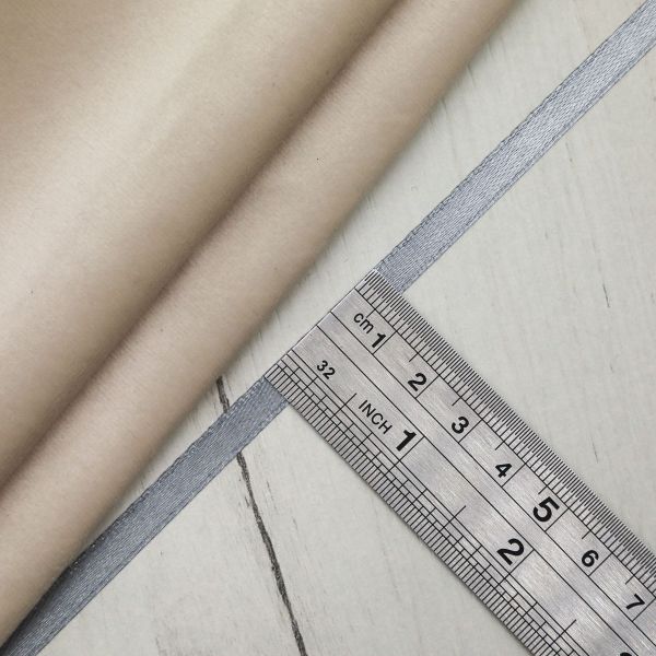 Лента атласная 1-сторонняя 6.0 мм / 22.86±1 метров, 148 стальной, Globus