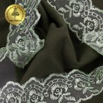 Кружево капроновое 45 мм / 9.14 м, TBS.30010 цв.080 св.салатовый, Kruzhevo