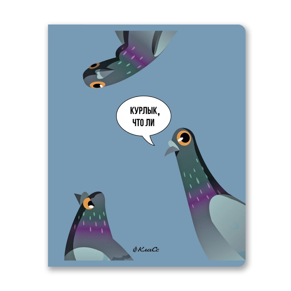 Тетрадь ученическая общая, A5+ 48 л. на скобе 65 г/м², белизна 100%, 10 шт, клетка в термоусадочной пленке, 000725 Курлык!, Светоч 48ТЕТк-001