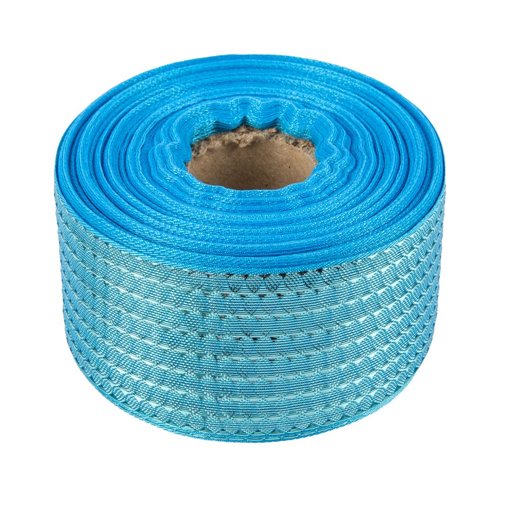 Лента металлизированная Стрела 40±2 мм / 25±0.5 метров, голубой / lt. blue, Blitz