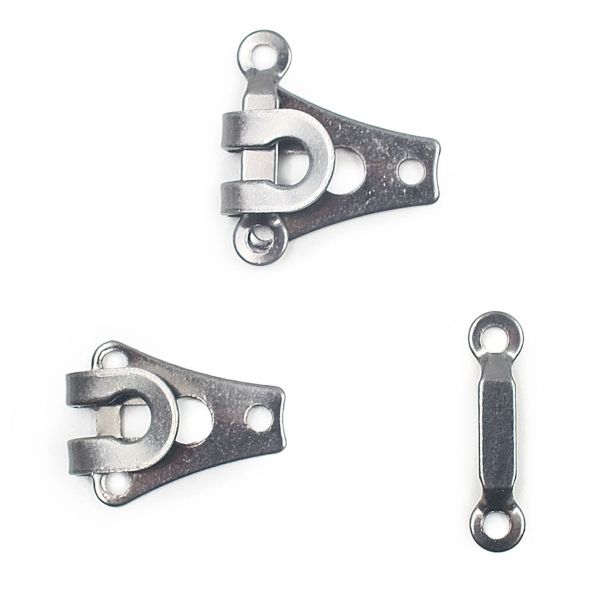 Крючки брючные (юбочные) пришивные 9 мм, с дугой, сталь черный, Prym