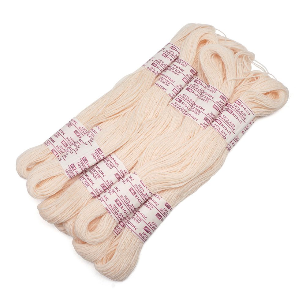 Мулине шерсть/акрил Риолис (101), 10 мотков по 20 метров