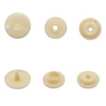 Кнопка рубашечная ⌀12,5/10мм пластик (≈1000 шт) New Star (306 экрю)