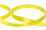 Лента атласная 1-сторонняя 12.0 мм / 33±2 метра, №508N(12-0645) ярко-желтый, Gamma