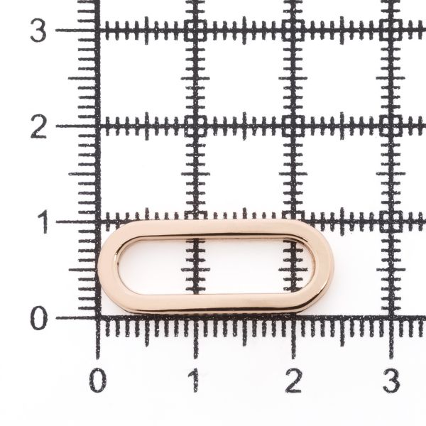 Рамка овальная металл 20 мм (золото), ГНУ13818, 20 шт