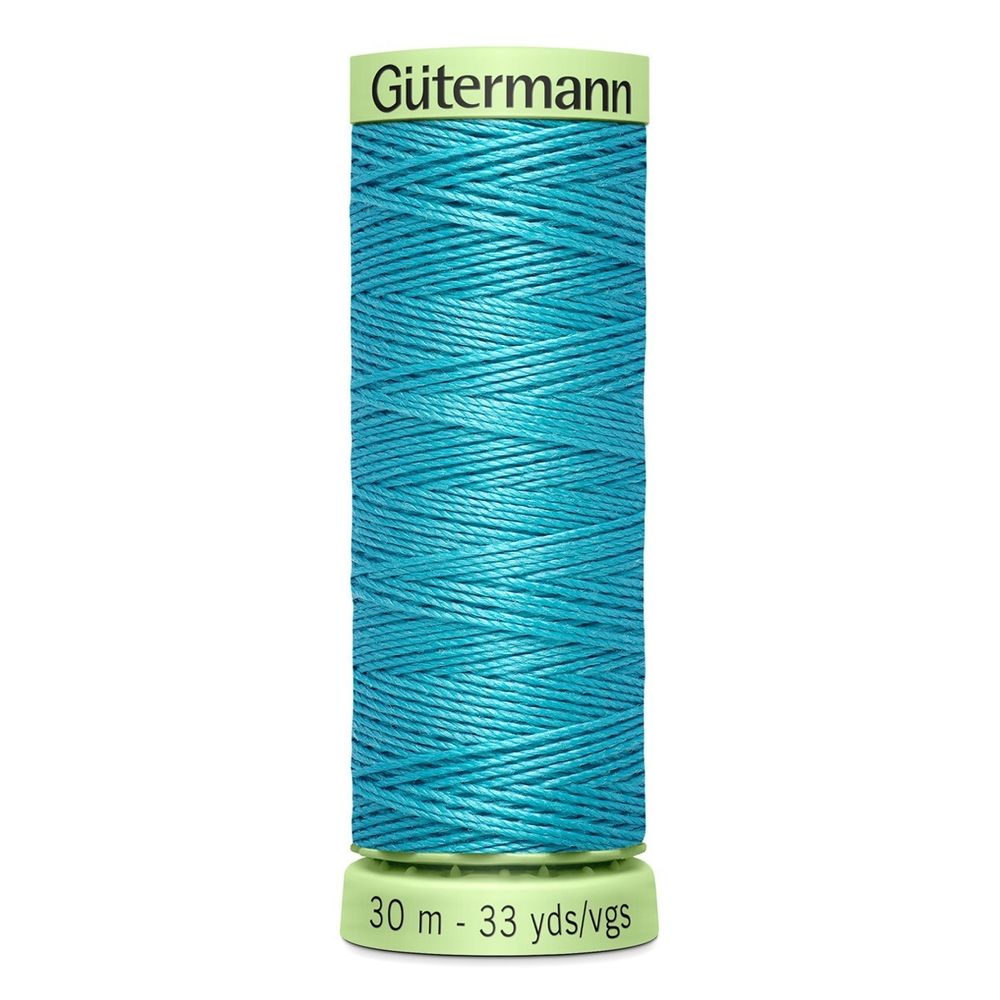 Нитки отделочные Gutermann Top Stitch, 30м, 714 умеренный аквамарин, 5 катушек