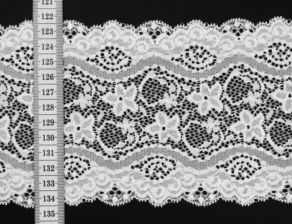 Лента кружевная эластичная, 100% полиэстер [261570-24], 10 метров, 261570-24