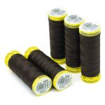 Нитки отделочные Gutermann Deco Stitch 70, 70м, 696 т.шоколад, 5 катушек
