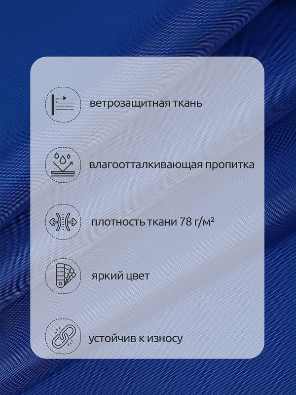 Оксфорд 200D PU1000 78 г/м², 150 см / 10 метров, ОКС.TBY200D.S027.10, S027 василек