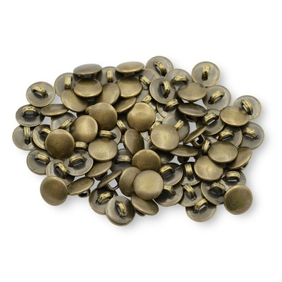 Пуговицы на ножке 18L (11мм) (Bronze (бронза)) NE70, 72 шт