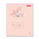 Тетрадь ученическая школьная, выборочные блестки, A5+ 12 л. на скобе, 25 шт, клетка, 000356 Милота, Светоч 12ТСКд5_5_3_1