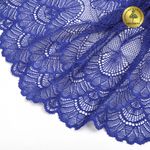 Кружево бельевое эластичное 195 мм / 3 м, 8034 цв.F223 синий ультрамарин, Kruzhevo