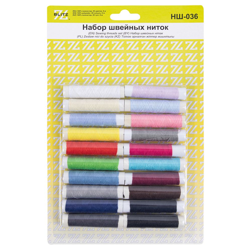 Набор для шитья 15х23 см, ассорти блистер, Blitz НШ-036