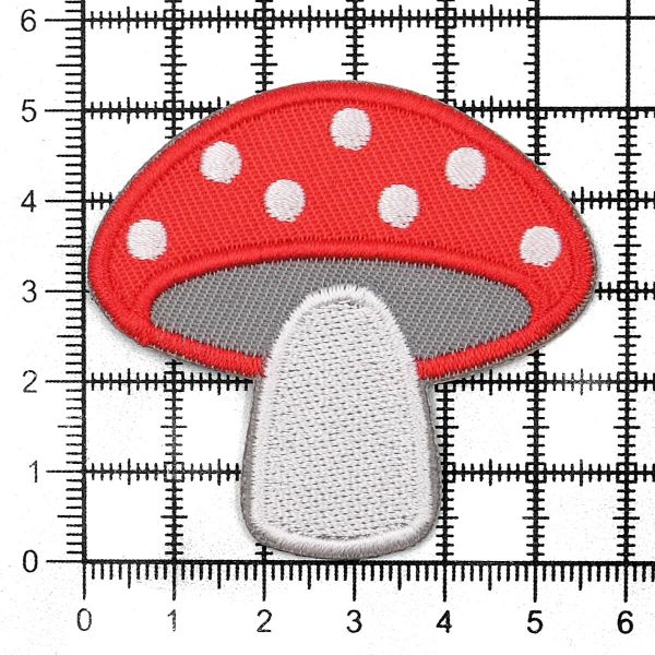 Термоаппликация Мухомор, 5.2х5.5см, Hobby&Pro