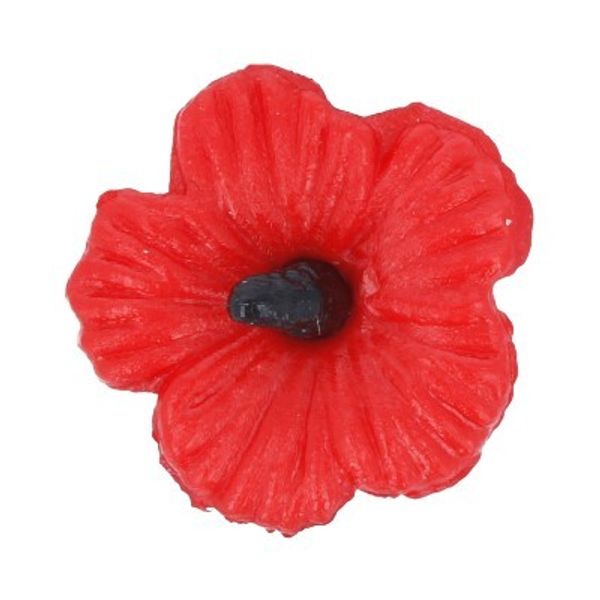 Пуговицы детские 15 мм, 36 шт, №820/580 красный/черный, Gamma AY 9909