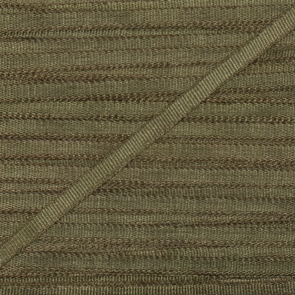 Лента (тесьма) шелковая 2.0 мм / 45.5±0.5 метров, №214 т.оливковый, Gamma SR-2