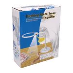 Лупа настольная с подсветкой, D-13,0см