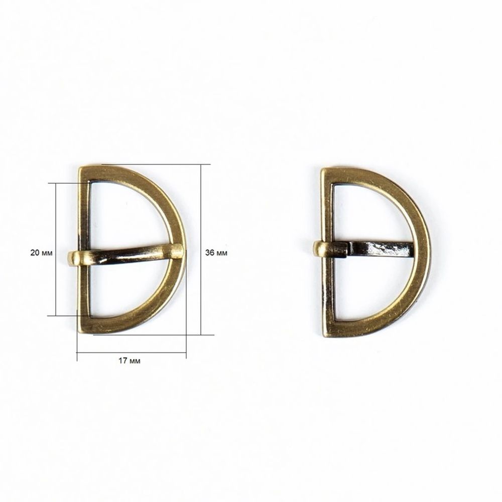 Пряжка 20мм. латунь, 10 шт /TOS/