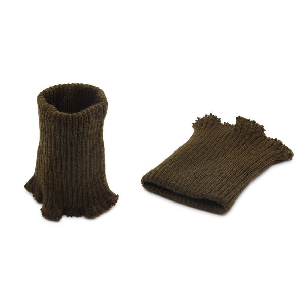 Манжеты трикотажные 7.0х9.5 см, 1 пара, средней плотности 14 кл, 2х2, В-19 хаки