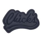 Аппликация термоклеевая "Clicks" 85х50 мм, серый 3, LA435, 2 шт
