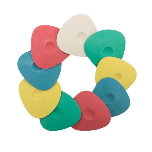 Мелок восковой овальный ассорти 30 шт/упак