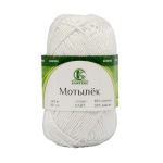 Пряжа Камтекс Мотылек / уп.5 мот. по 50 г, 140 м, 002 отбелка