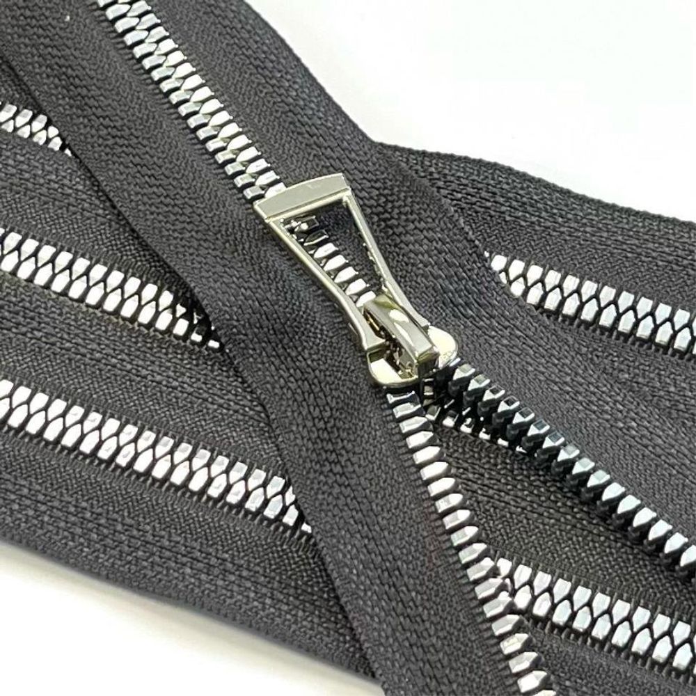 Молния трактор Т5 (5 мм) 1 зам., разъем., 75 см, никель D301 графит уп.1шт, TBY