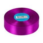 Лента атласная 1-сторонняя 25.0 мм / 33±2 метра, №501N(18-3250) фиолетовый, Gamma