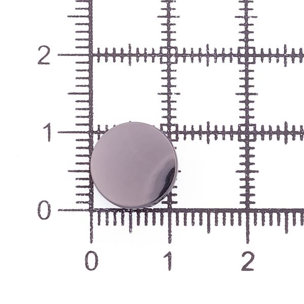 Пуговицы на ножке 18L (11мм), металл (Pewter (олово (черный никель))), ME-656, 36 шт