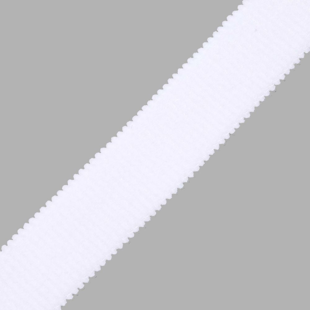 Резинка бельевая (бретелечная) 20.0 мм / 50 метров, белый, ML220.020