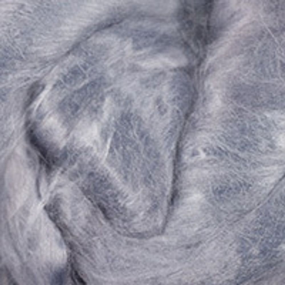 Шерсть для валяния вискоза 1х25 г, (19-20 мкр), 0257 св.серый, Gamma FV-025