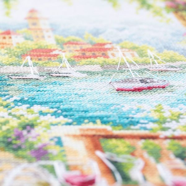 Набор для вышивания нитками Чудесная игла, Лето в Ломбардии, 40х30 см