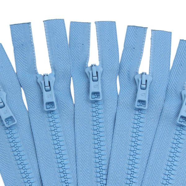 Молния трактор Arta Т6 (6 мм) 1 зам., разъем., 50 см, цв. 039 голубой, уп.5 шт