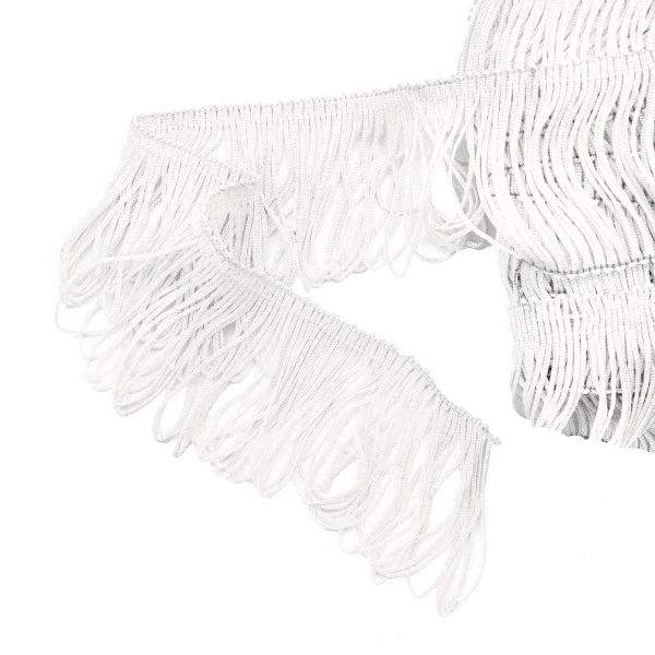 Бахрома отделочная 60.0 мм / 25 метров, 001 белый