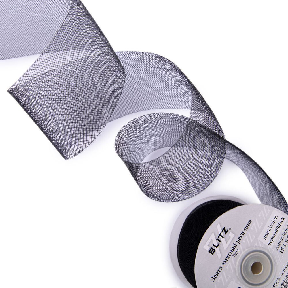 Регилин мягкий 70.0 мм / 15±0.5 метров, п/э, черный, Blitz RTS-70