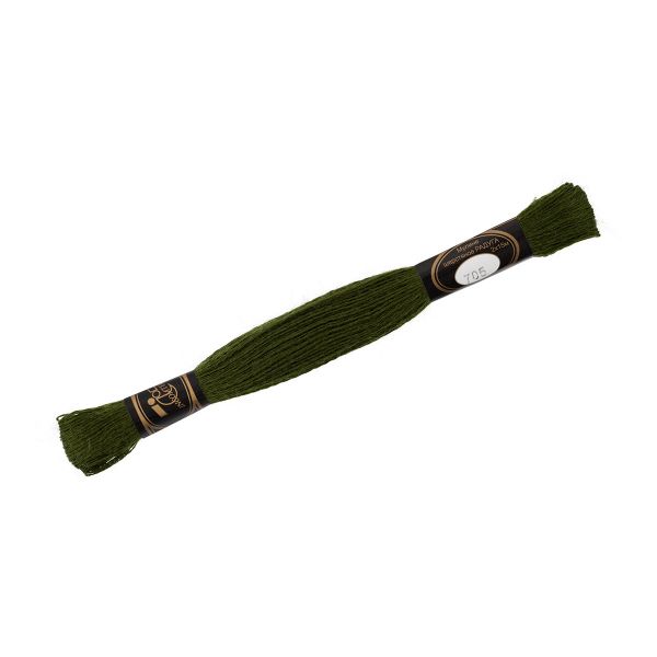 Мулине Радуга, цв.705 морские водоросли, Россия, 8 мотков по 15 метров