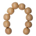 Бусины дерево ⌀16 мм, натуральные, круглые, 50г (40 шт), Astra&Craft, нат.дерево