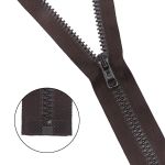 Молния трактор Arta Т6 (6 мм) 1 зам., разъем., 80 см, цв. 068 т.коричневый, уп.5 шт