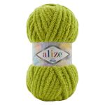 Пряжа Alize (Ализе) Softy Mega / уп.5 мот. по 100 г, 70м, 11 фисташково-зелёный