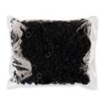 Люверсы металл ⌀_9.0 мм (внутр.), 1000±20 шт, чёрный, покрытие soft-touch, Gamma №24